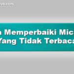 Cara Memperbaiki Microsd Yang Tidak Terbaca